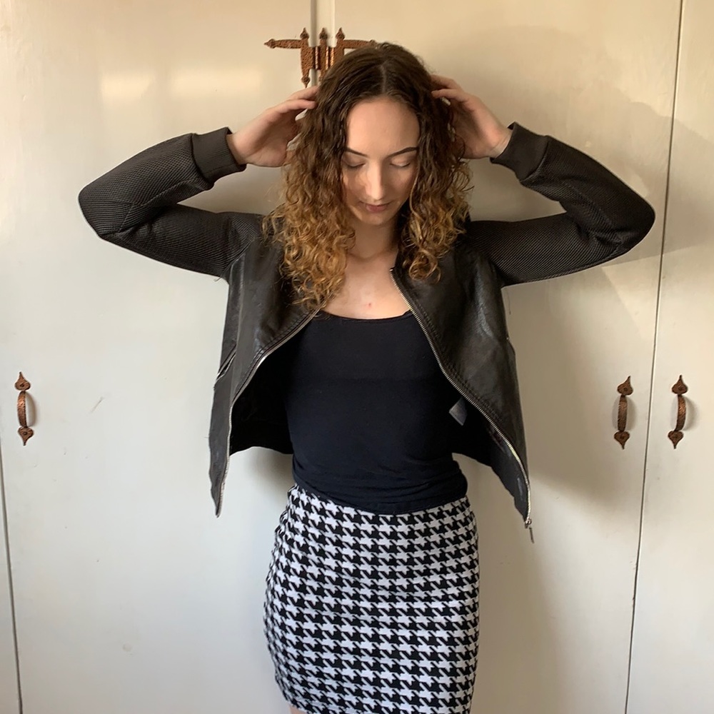 Faux leather jacket - Picture 2 of 8